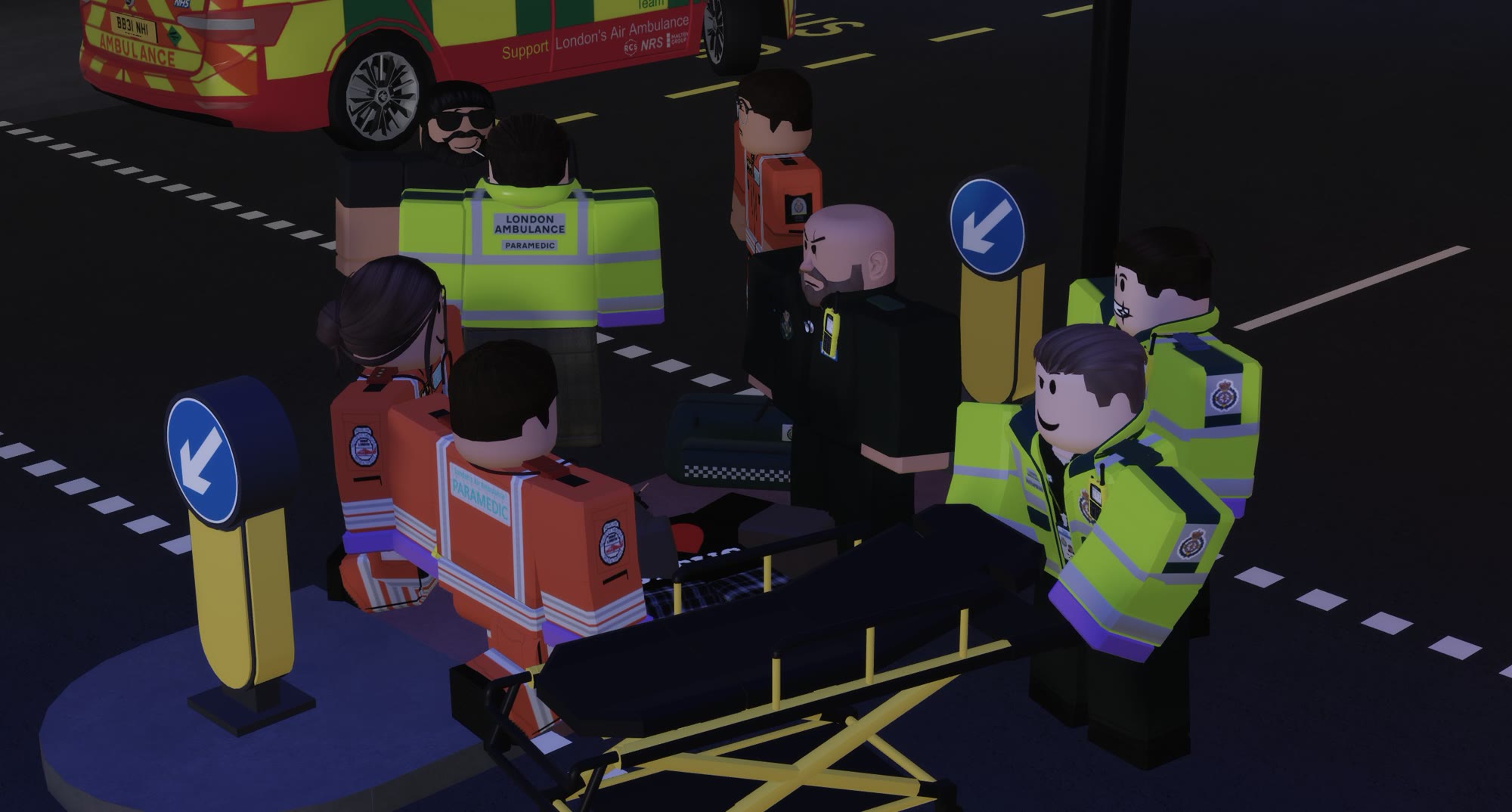 The Prince of Wales visits the service (photo 3)