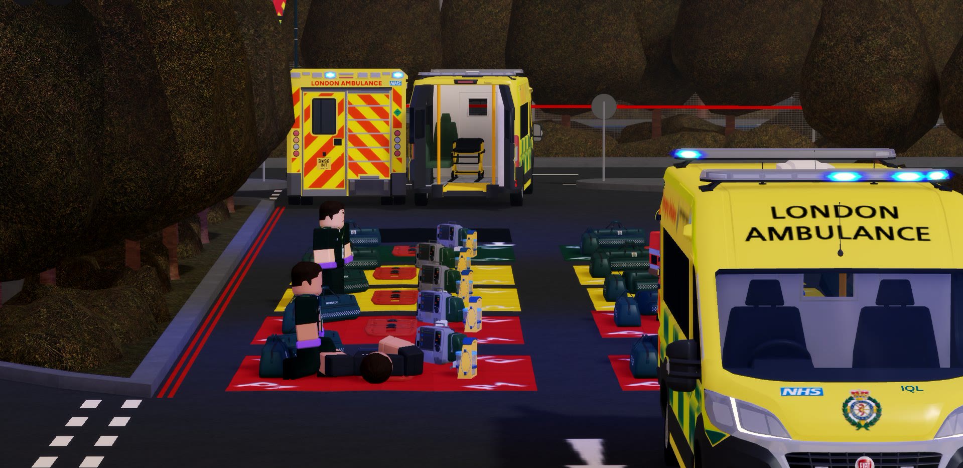Paramedics and firefighters take part in joint incident training (photo 2)