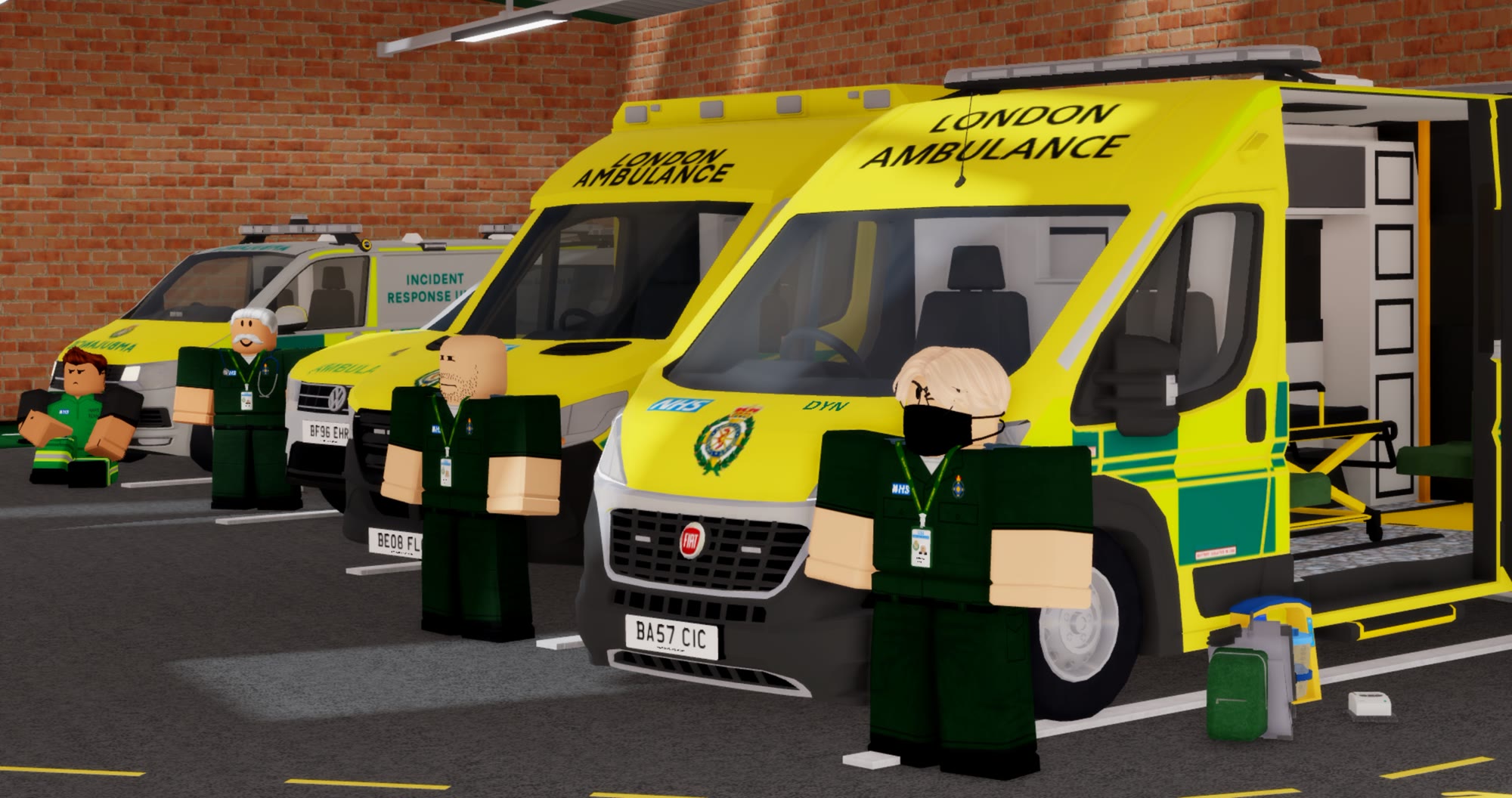 The Duke of Sussex visits the service (photo 3)
