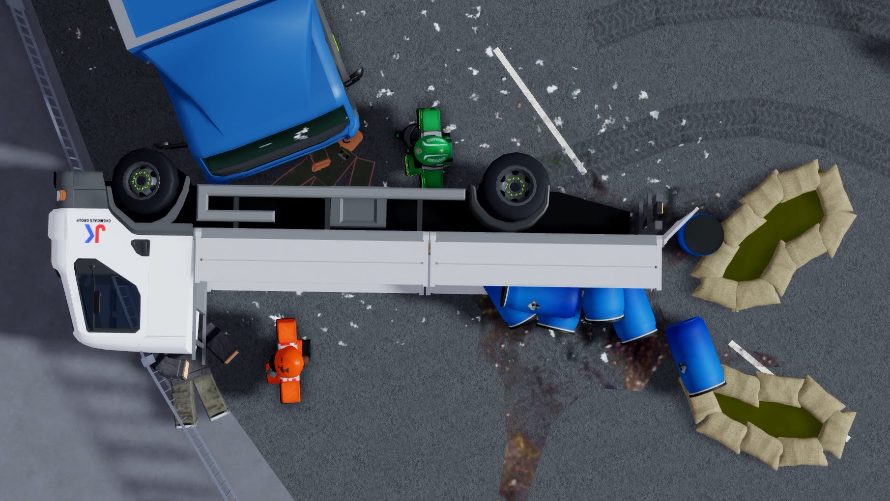 Major road traffic collision at Strutt Building (photo 2)