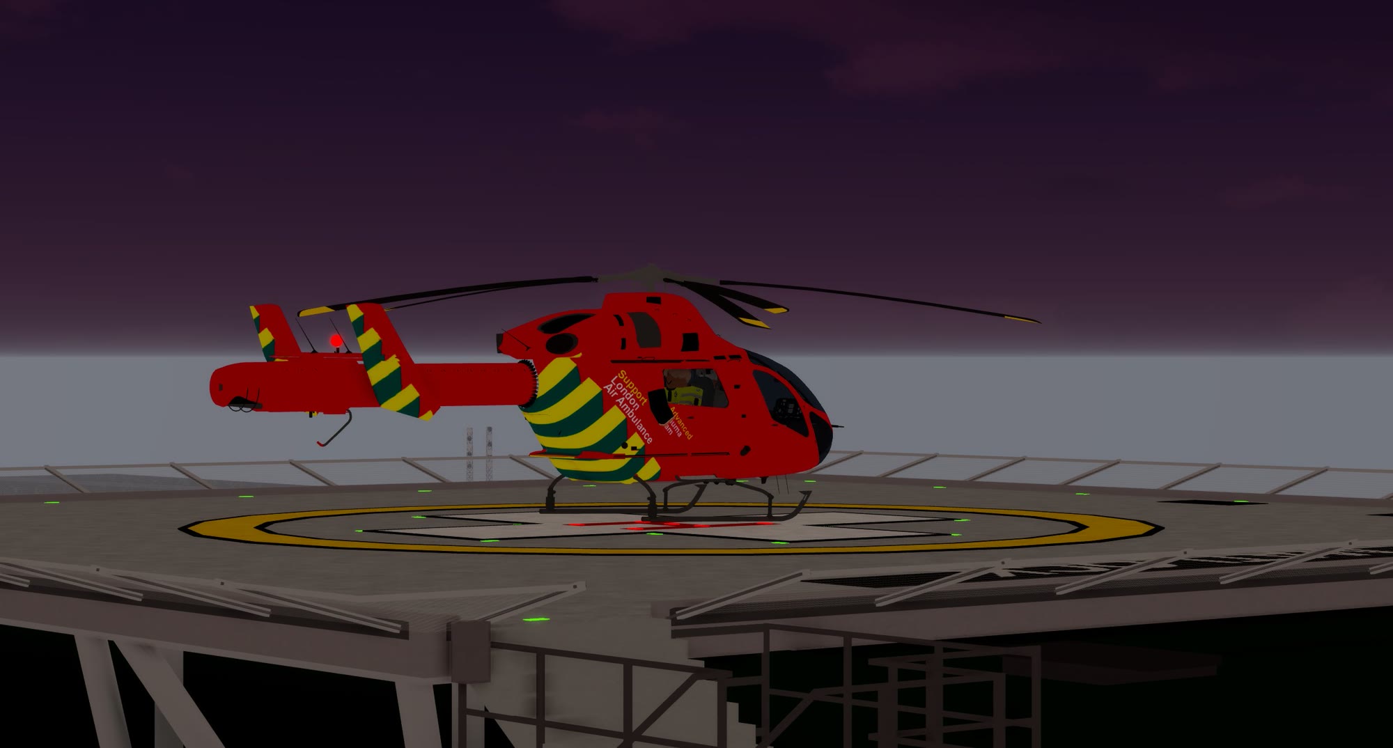 Helicopter crash at Westbridge Exhibition Centre (photo 2)