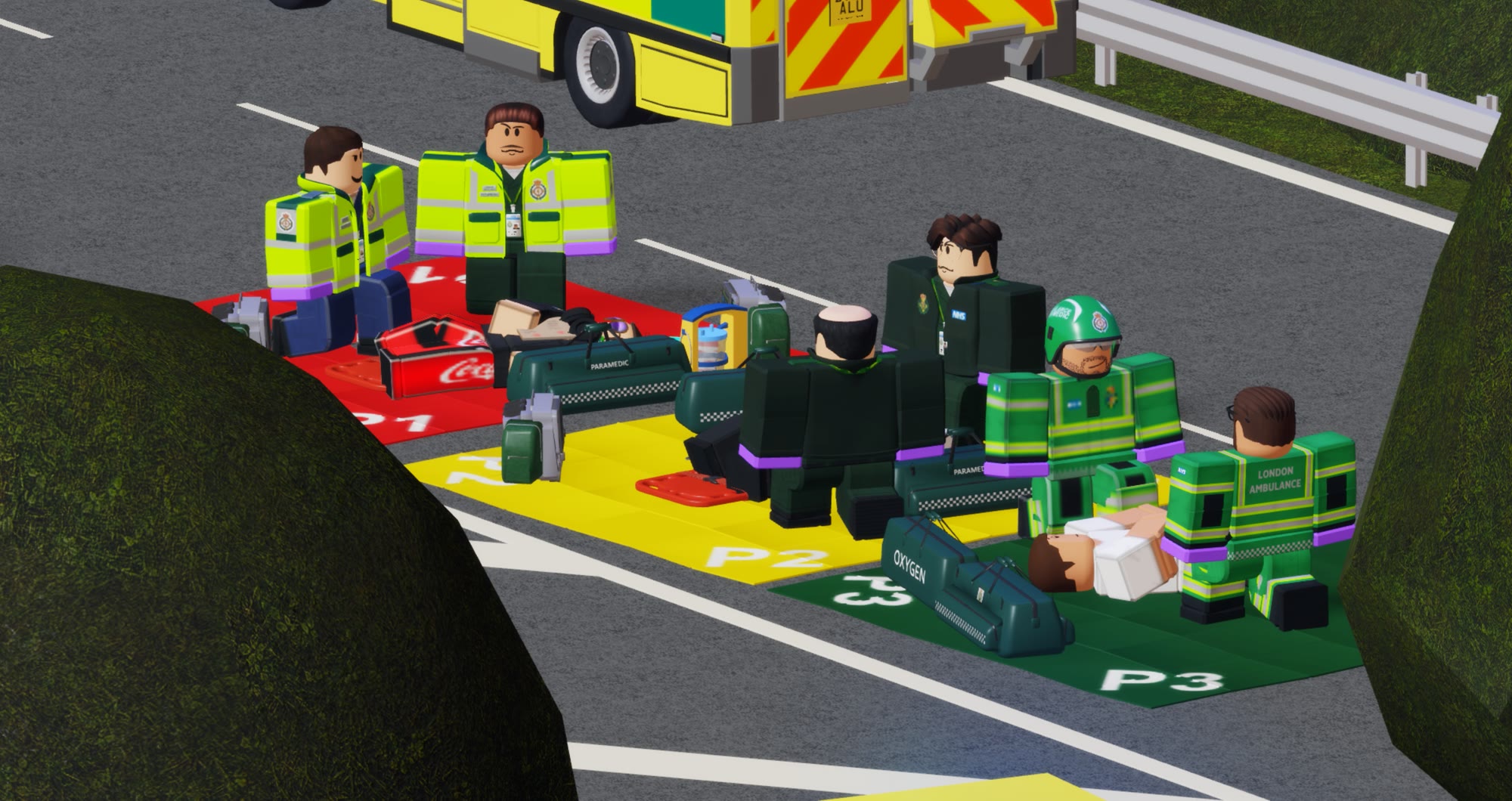 Major road traffic collision with the London Fire Brigade (photo 2)