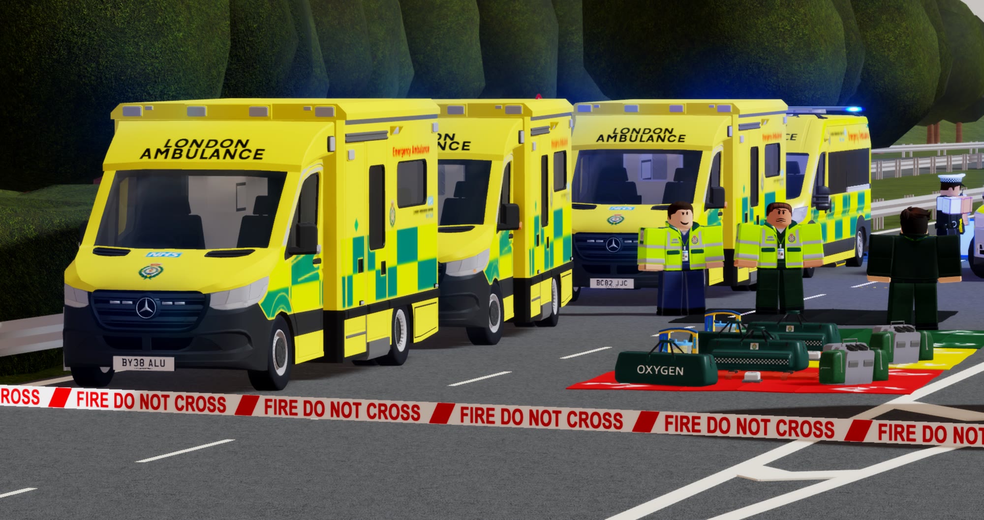Major road traffic collision with the London Fire Brigade (photo 4)