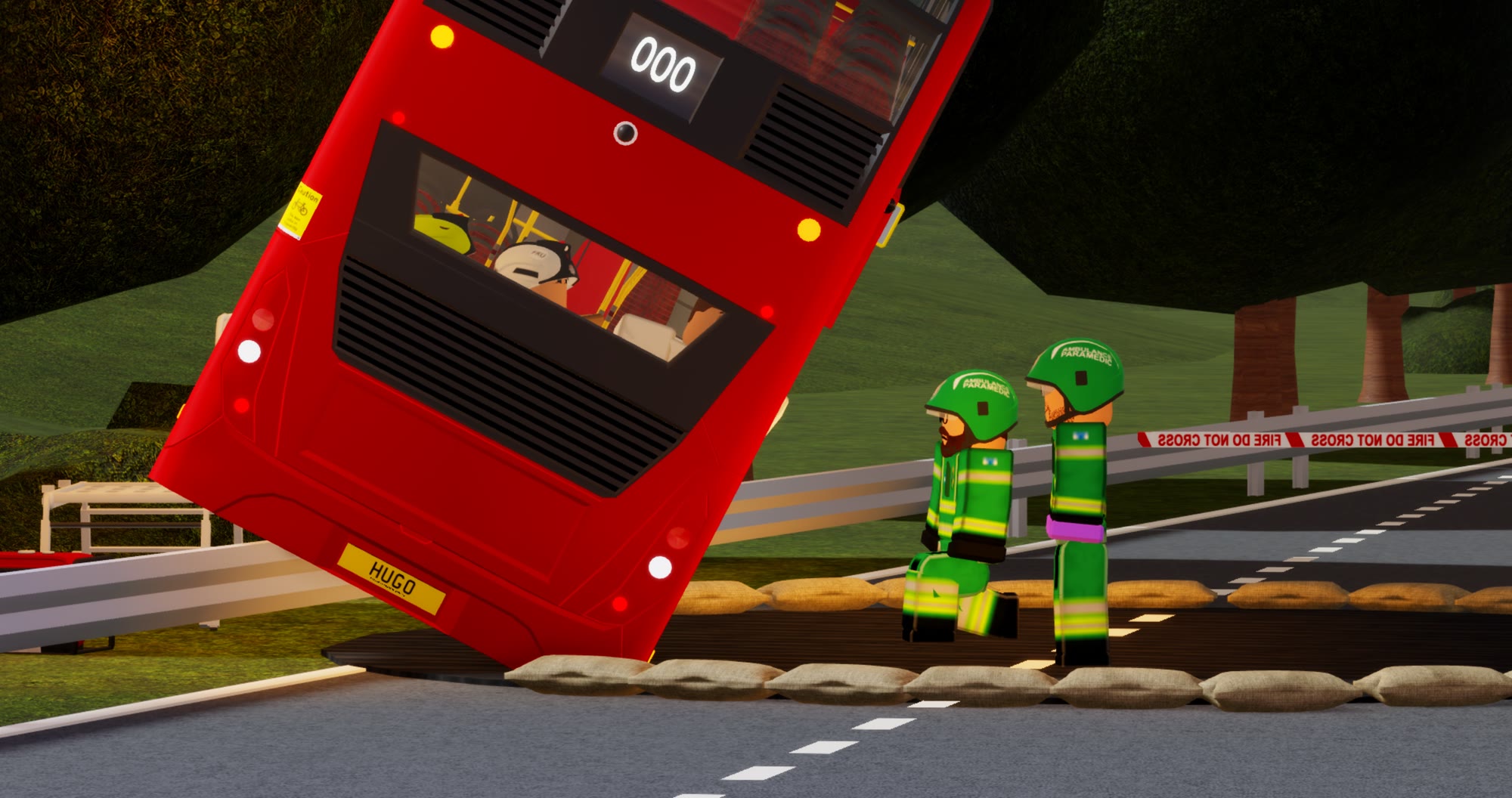 Major road traffic collision with the London Fire Brigade (photo 3)