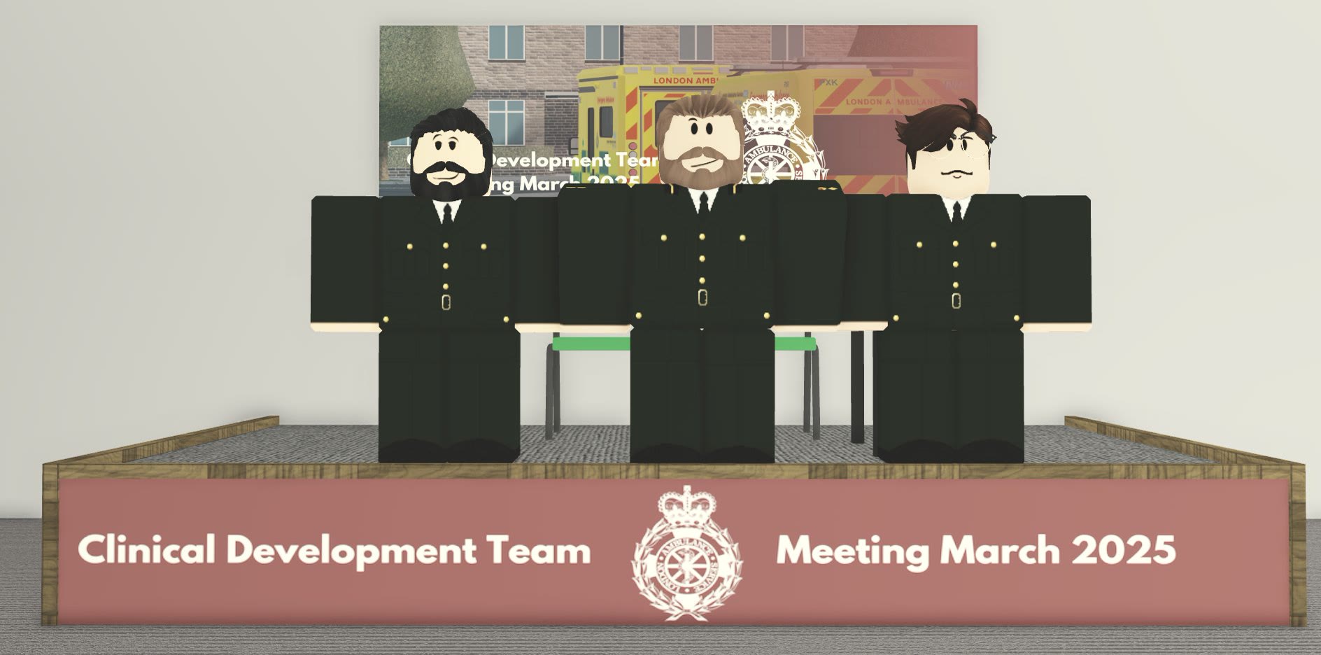 Clinical Development Team command meet to plan training changes (photo 2)