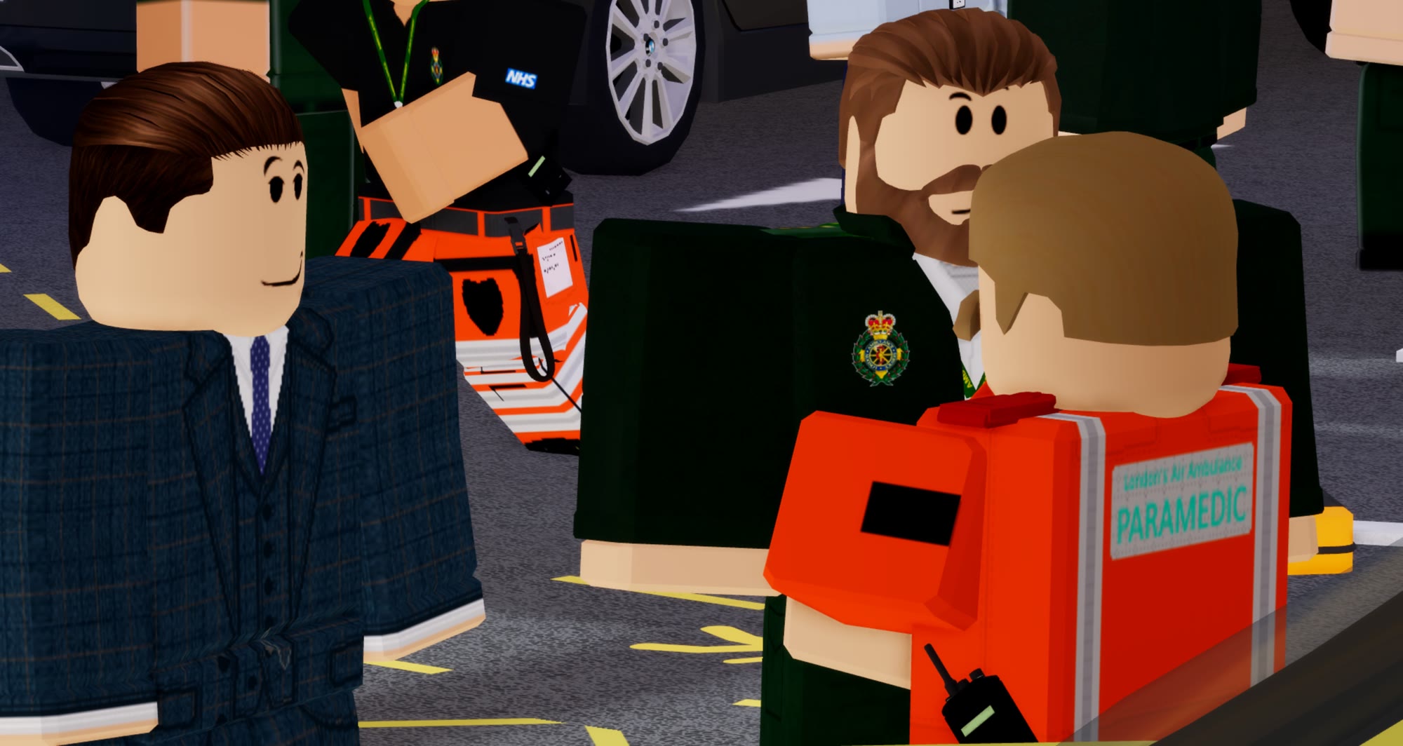 The Duke of Sussex visits the service (photo 2)