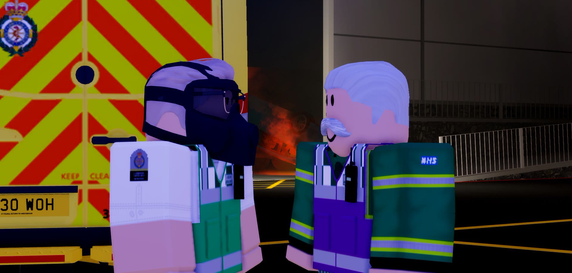 Paramedics and firefighters take part in joint incident training (photo 4)